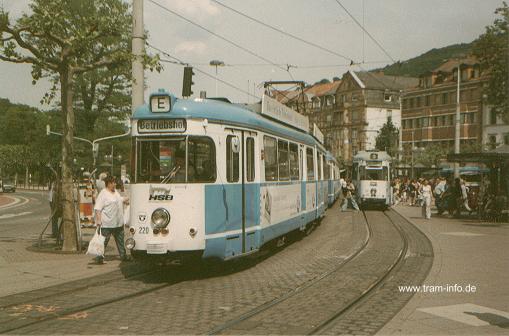 Heidelberg Tw 220 / Bismarckplatz / 11.5.00 / 39-220-01 / B.Esser,HA